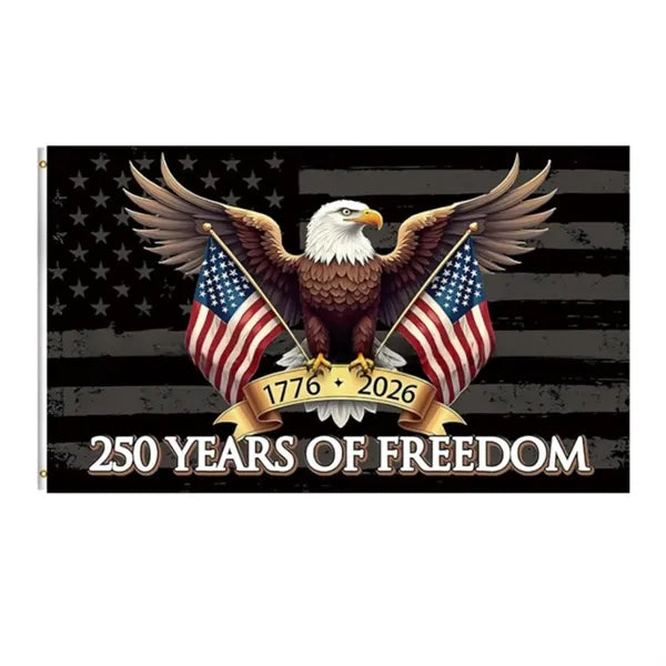 Yard party decor custom star stripe 250 years America flag