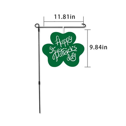 Yard decor custom St Patricks seasonal felt garden flag