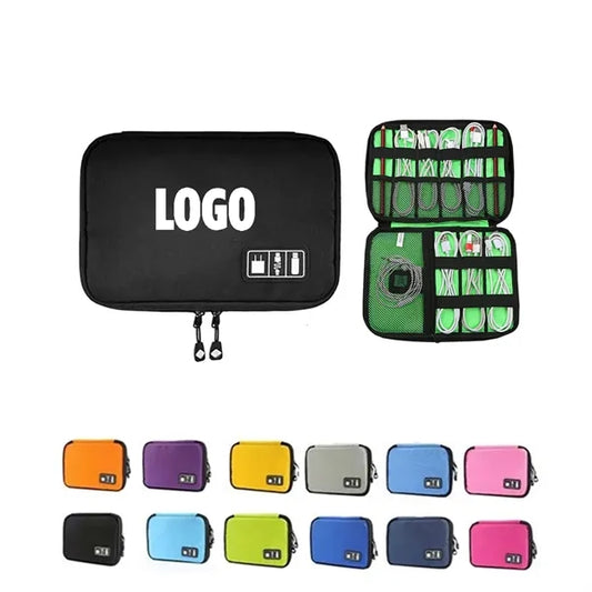 Portable Travel Cable Organizer Bags Case