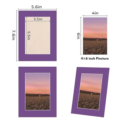 Classroom crafts home decor multicolor paper picture frames