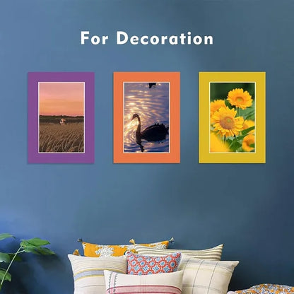 Classroom crafts home decor multicolor paper picture frames