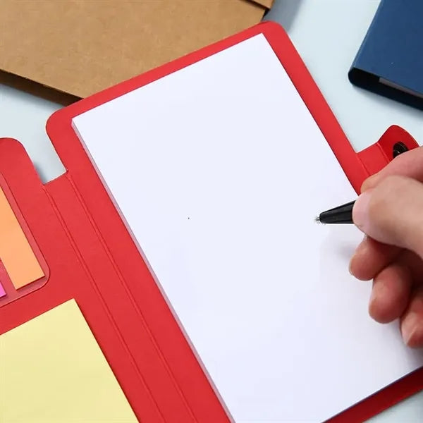 Office school gift index tabs sticky notes notebook with pen