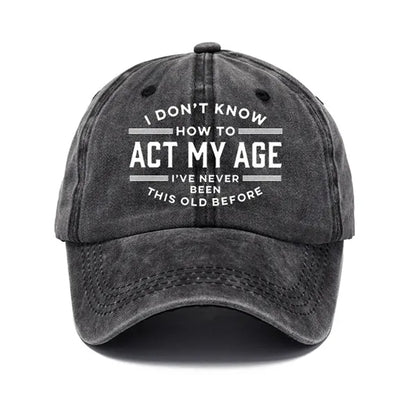 Retirement birthday gifts vintage cotton hat baseball cap