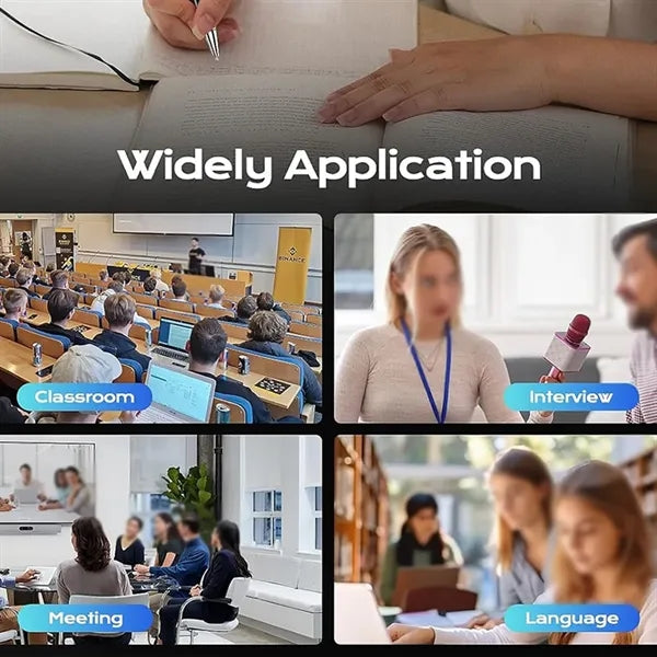 Lectures meetings work interviews digital voice recorder