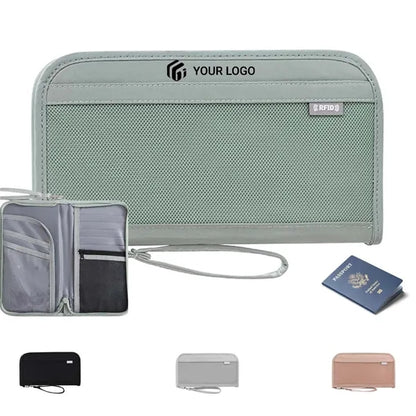 Rfid blocking waterproof passport holder for travel cruise