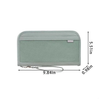 Rfid blocking waterproof passport holder for travel cruise