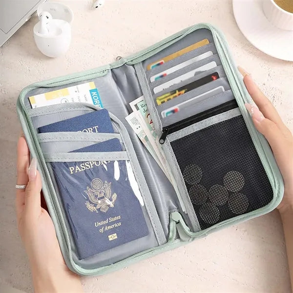 Rfid blocking waterproof passport holder for travel cruise