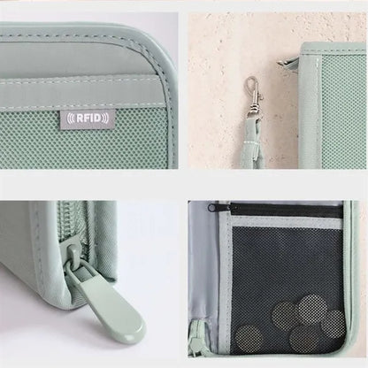 Rfid blocking waterproof passport holder for travel cruise