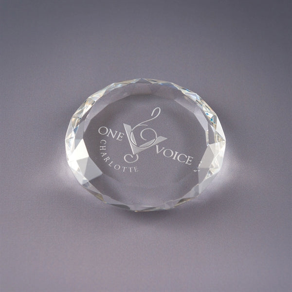 Kaleidoscope Crystal Paperweight