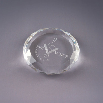 Kaleidoscope Crystal Paperweight