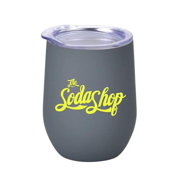 Retro Lunchbox & Single 12 Oz. Stemless Wine