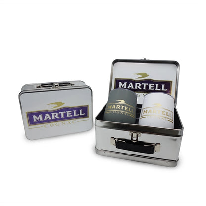Retro Lunchbox & Double 12 Oz. Stemless Wine