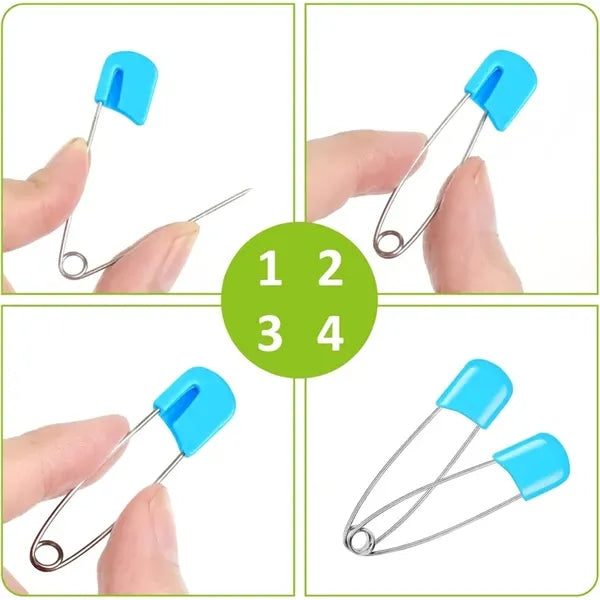 Safety Pins with Safe Locking