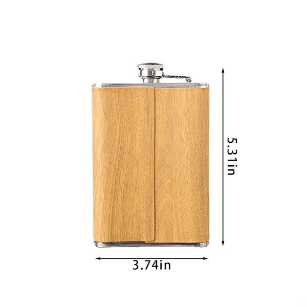 Stainless steel leak proof whiskey liquor 9 oz hip flask set