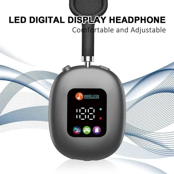 Wireless Bluetooth Headphone With Screen