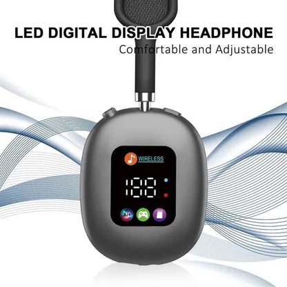 Wireless Bluetooth Headphone With Screen