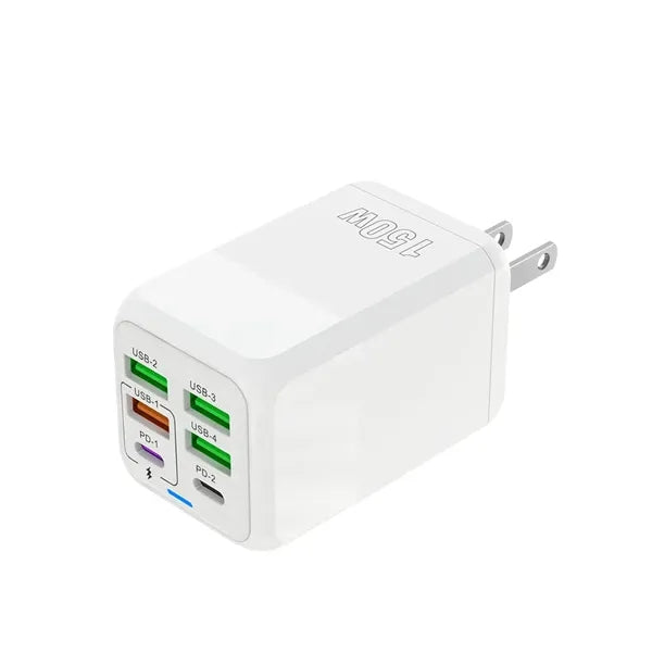 150W 6-in-1 USB Multi-Port Charger