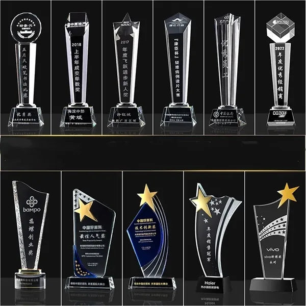 Custom Crystal Glass Award
