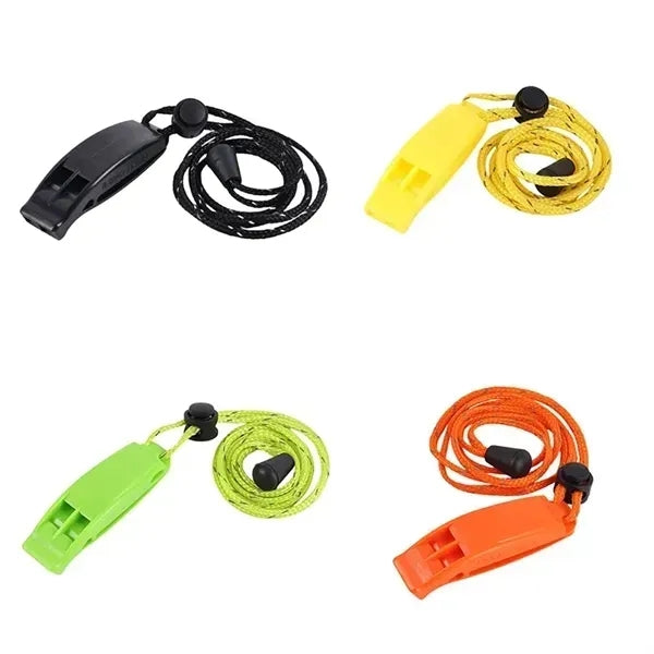Reflective  Whistle With Lanyard