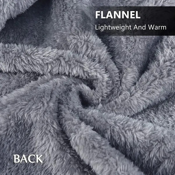 3 in 1 Design Fleece Wearable Blanket