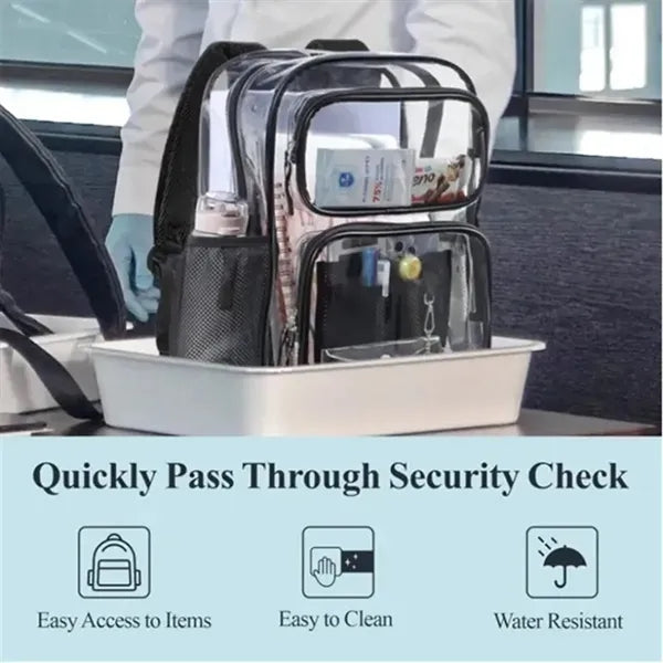 Clear PVC Transparent Backpack