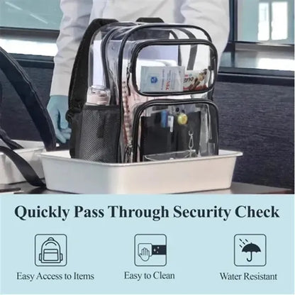 Clear PVC Transparent Backpack