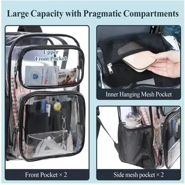 Clear PVC Transparent Backpack