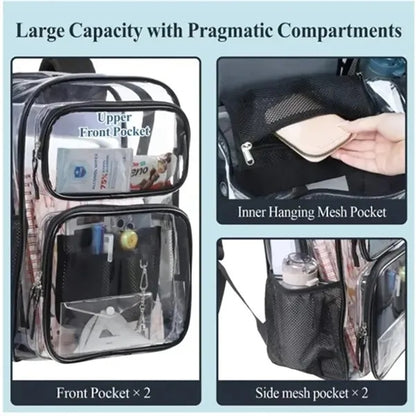 Clear PVC Transparent Backpack