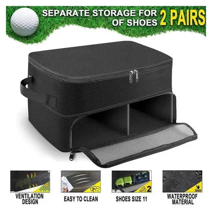 Golf Trunk Organizer with Separate Ventilated Compartment