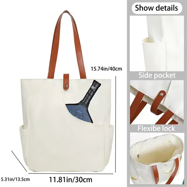 Racquet Paddle Pocket Pickleball Tote