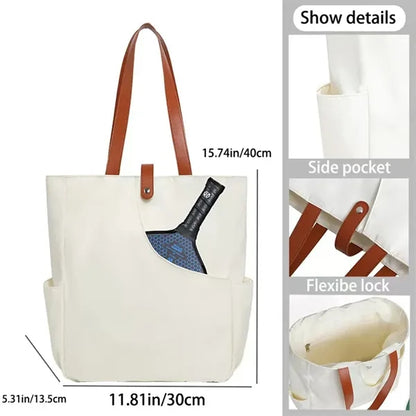 Racquet Paddle Pocket Pickleball Tote
