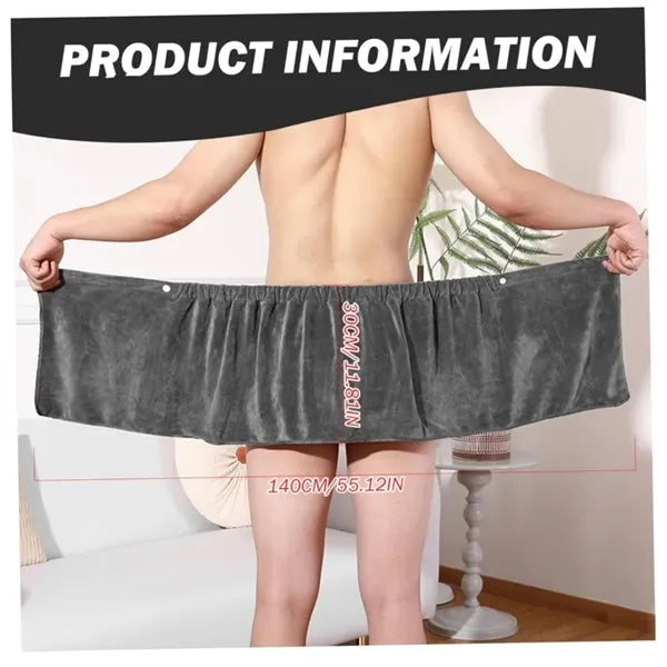 Men's Shower Wrap Towel Pants