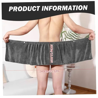 Men's Shower Wrap Towel Pants
