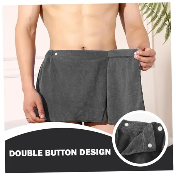 Men's Shower Wrap Towel Pants
