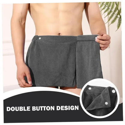 Men's Shower Wrap Towel Pants