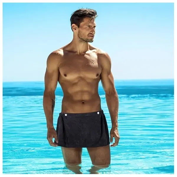 Men's Shower Wrap Towel Pants