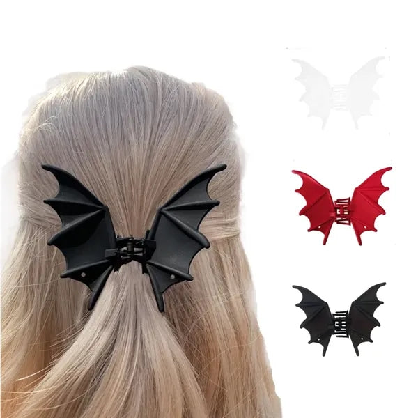 Halloween Bat Hair Claw Clips for Women Girls