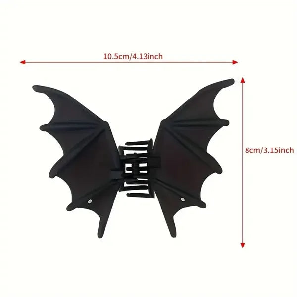 Halloween Bat Hair Claw Clips for Women Girls