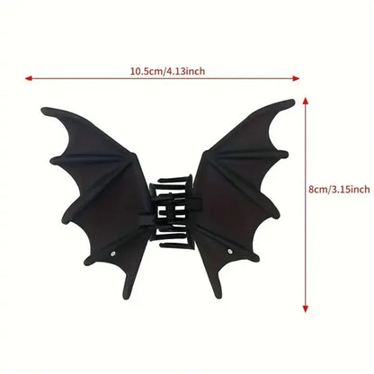 Halloween Bat Hair Claw Clips for Women Girls