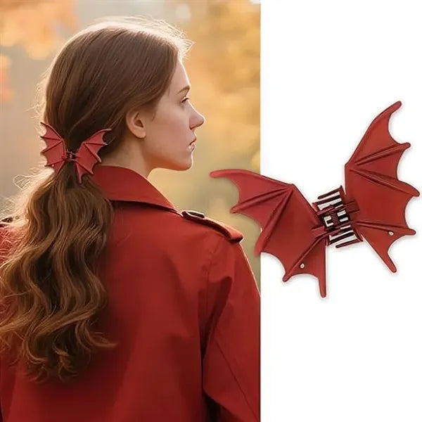 Halloween Bat Hair Claw Clips for Women Girls