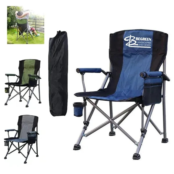 Heavy Duty Folding Camping Collapsible Chair with Carry Bag