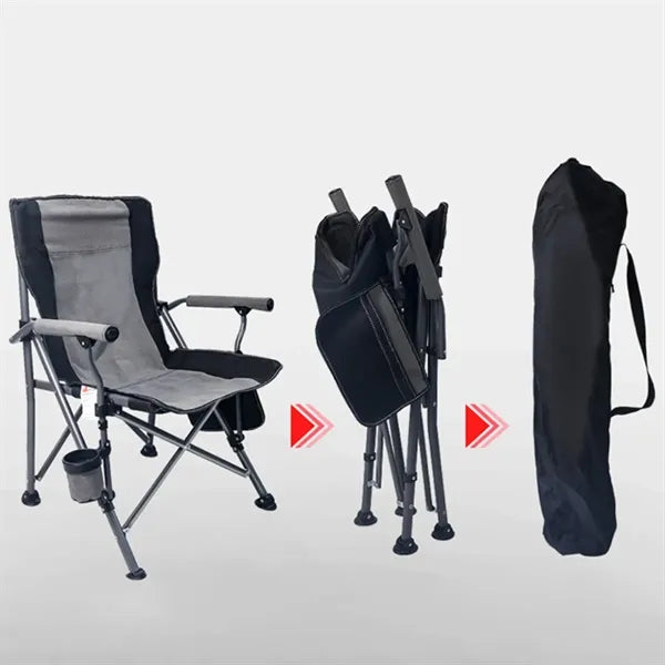 Heavy Duty Folding Camping Collapsible Chair with Carry Bag