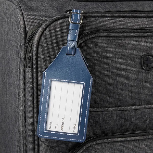 Wander & Roam Luggage Tag w/ Air Tag Holder
