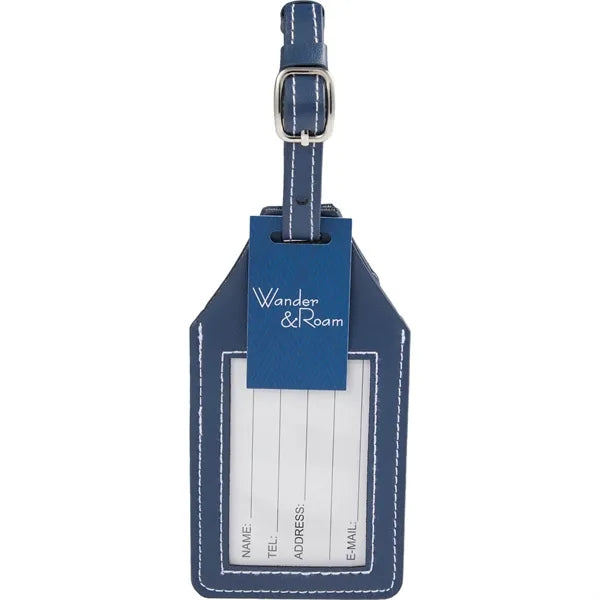 Wander & Roam Luggage Tag w/ Air Tag Holder