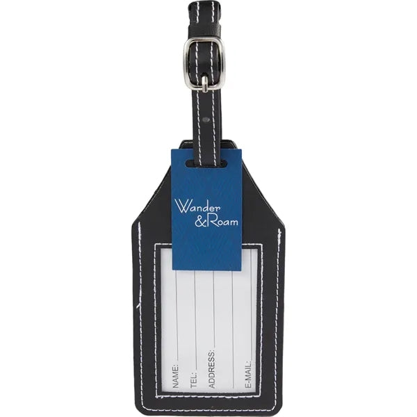 Wander & Roam Luggage Tag w/ Air Tag Holder