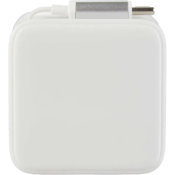 ETL Listed 20W Wall Charger with Retractable Cable