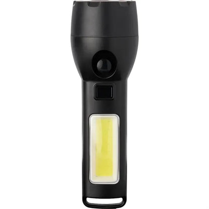 Solar Powered Rechargeable COB Flashlight