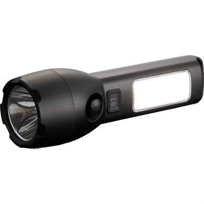 Solar Powered Rechargeable COB Flashlight