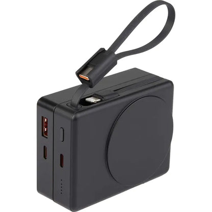 5000 mAh 15W MagClick Power Bank with Wall Charger