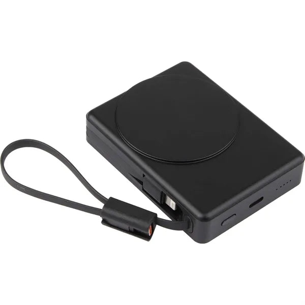 5000 mAh 15W MagClick Power Bank with Wall Charger